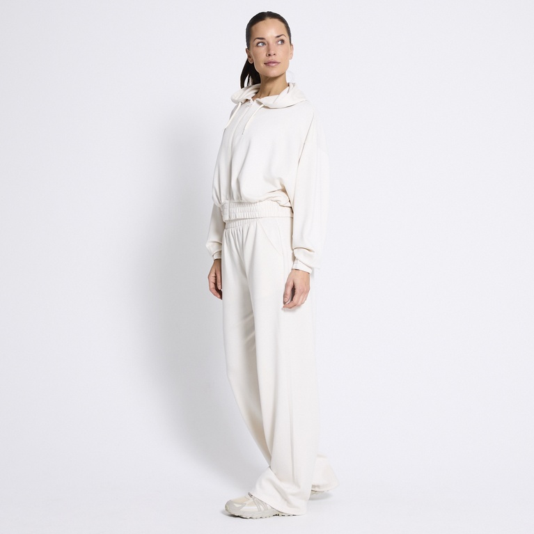 Zip hoodie "Zip-up hoodie" Ivory